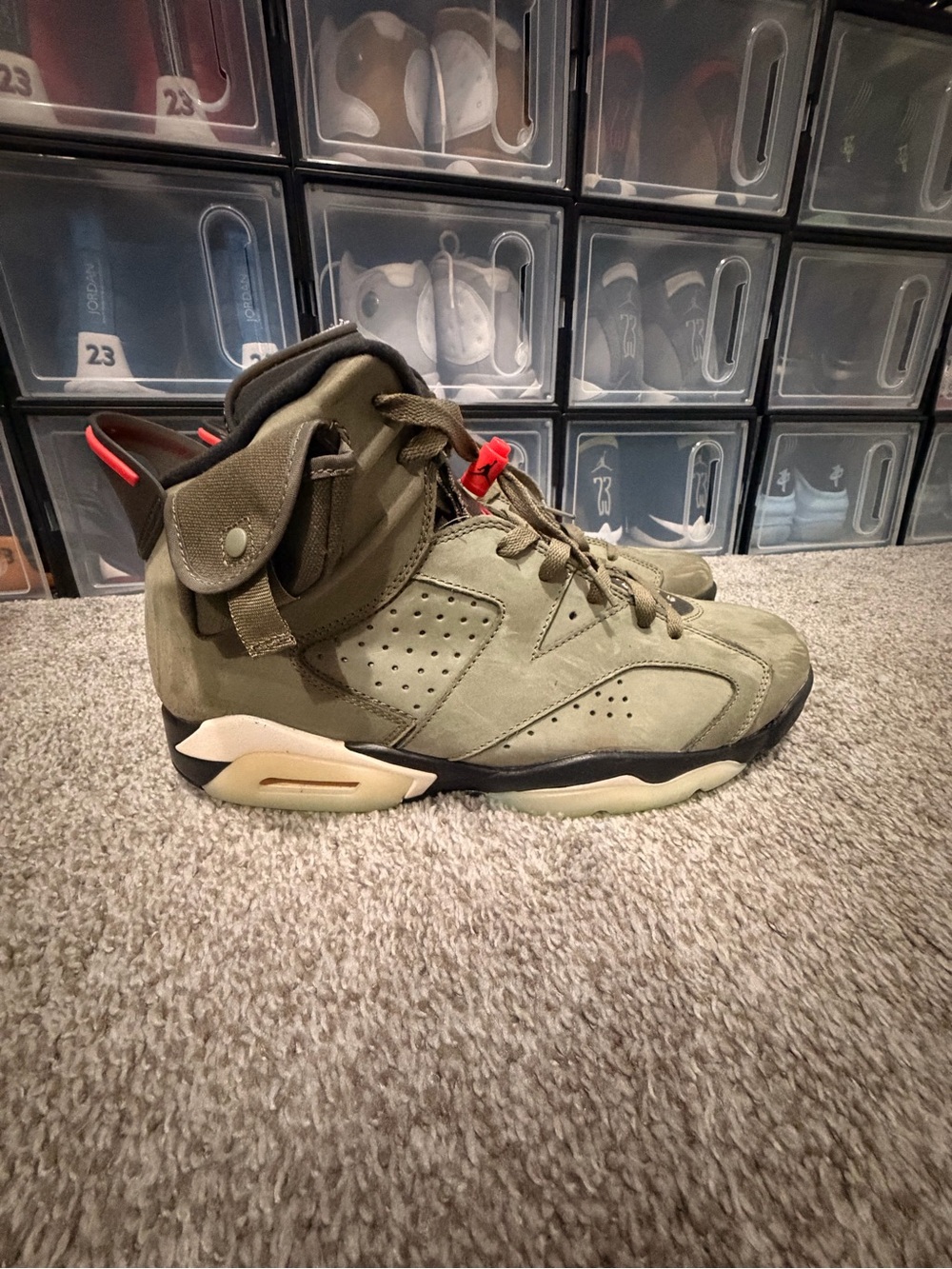 Jordan x Travis Scott Olive 6s